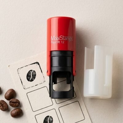 Mobistamps Print R12 - Kahve Sadakat Kartı İçin İşaret Kaşesi