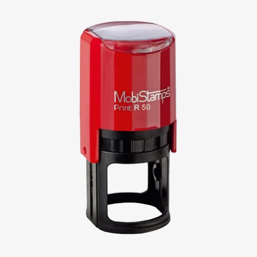 Mobistamps R50 - Yuvarlak Kaşe Modeli, 50mm Baskı Ölçüsü