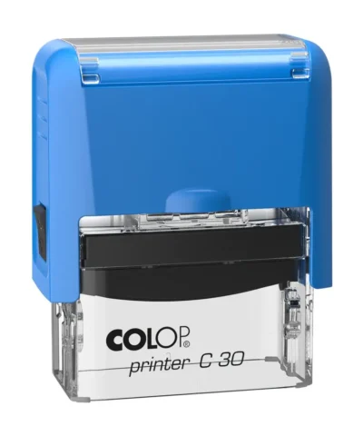 COLOP Printer C30 Mavi Kasa Otomatik Kaşe 18x47 mm